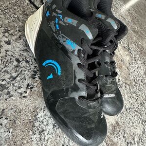 Kids Black and Blue Sneakers